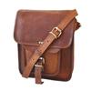 Мужская винтажная сумка-мессенджер через плечо 11 дюймов ручной работы из натуральной козьей кожи