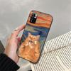 Art Cat Phone Case For Xiaomi Redmi Note 13 12 Pro 11S 11 10 Pro 10S 12S Redmi 10 13C 9C
