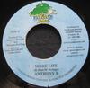 7inch Record ANTHONY B - More Life NONE HMG Records Jamaica Reggae, Ska & Dub Used