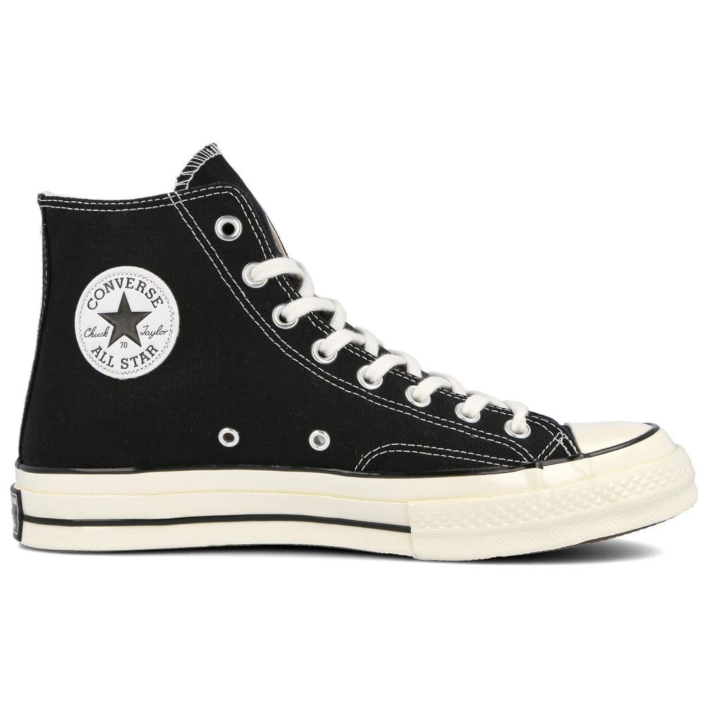 Converse Chuck 70 Vintage Canvas High Black Unisex Sneakers 162050C