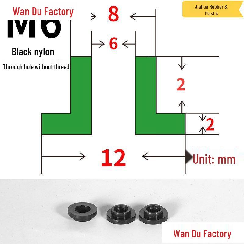 T-Shaped Nylon Insulating Bushing Spacer for M3-M35 Threads