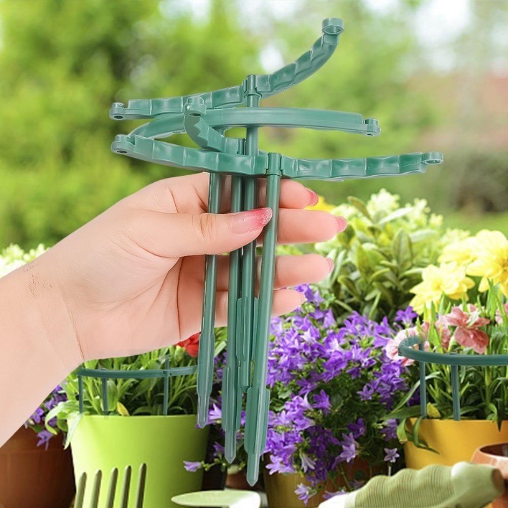 Removable Plant Support Ring Plastic Plant Potted Support Frame Plant Trellis Bracket Tools
