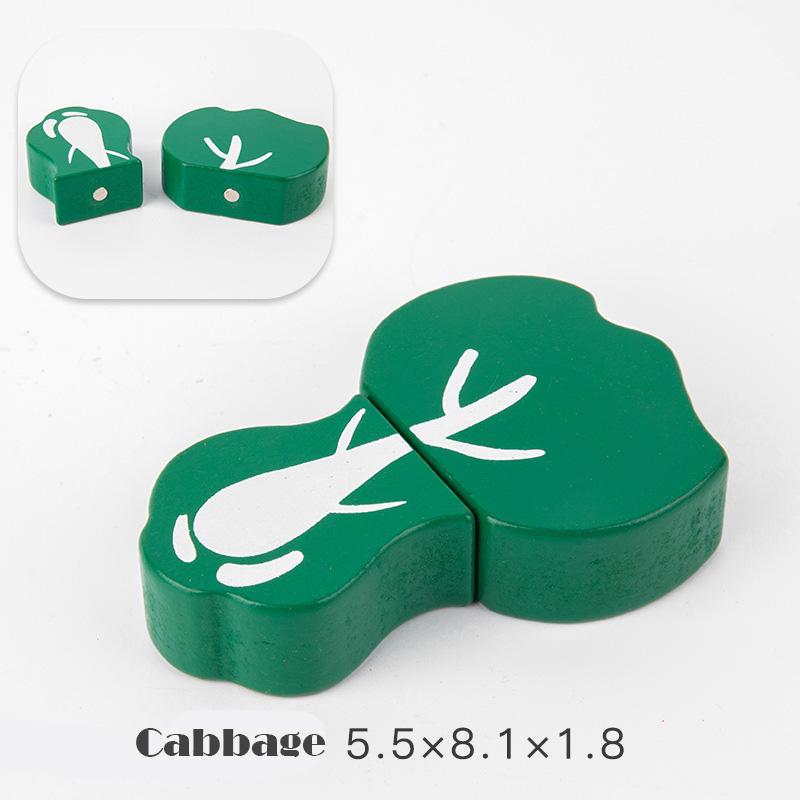 Имитация кухни Игрушка для ролевых игр Магнитные деревянные режущие фрукты овощи Классическая игра Монтессо Развивающие игрушки для детей