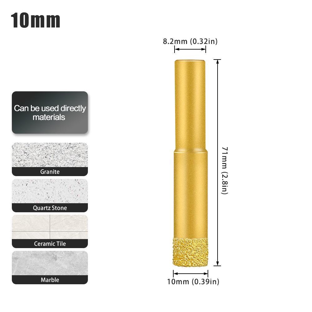 Многофункциональное сухое сверло для плитки: мрамор, керамогранит, гранит и стекло — идеально подходит для легкого сверления отверстий