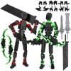 Mobile Doll Set, 3D Printed Titan Robot Mobile Doll, Posable Mobile Doll, Suitable For Collectors, Desktop Decoration