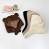 New Arrivals Open Run Women Wool Animal Ear Earmuff Winter Hat