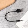 3.5Mm Black Car Aux Audio Cable To Usb Audio Cable Car Electronics For Play Music Car Audio Cable Usb Headphone Converter