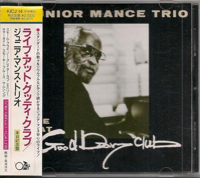 CD ДЖУНИОР МАНС, МАРТИН РИВЕРА; RUDY R - Живой в Goody Club KICJ14 ALL ART 1990 Япония ObiJazz Б/у