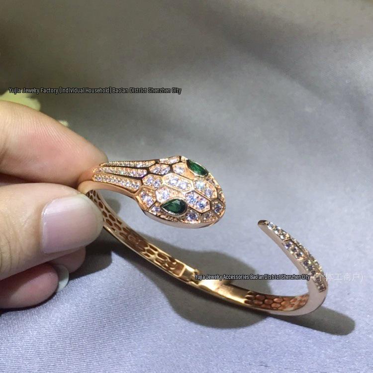 Браслет-змея Seiko из 18-каратного золота с бриллиантами: Женское кольцо из стерлингового серебра 925 пробы, двойной круг, инкрустация перламутром.