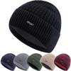 New Unisex Winter Hat Plush Fur Lined Warm Dandy Cap Stylish Soft Beanie Hats For Men Women Thicken Ski Sports Knitted Hat