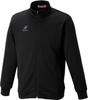 Куртка для настольного тенниса Nittaku, Влагоотводящая, Быстросохнущая, Эластичная, Защита от УФ-лучей, Тренировочная футболка MF, Черная (Логотип/Молния), Размер O (NW2820)