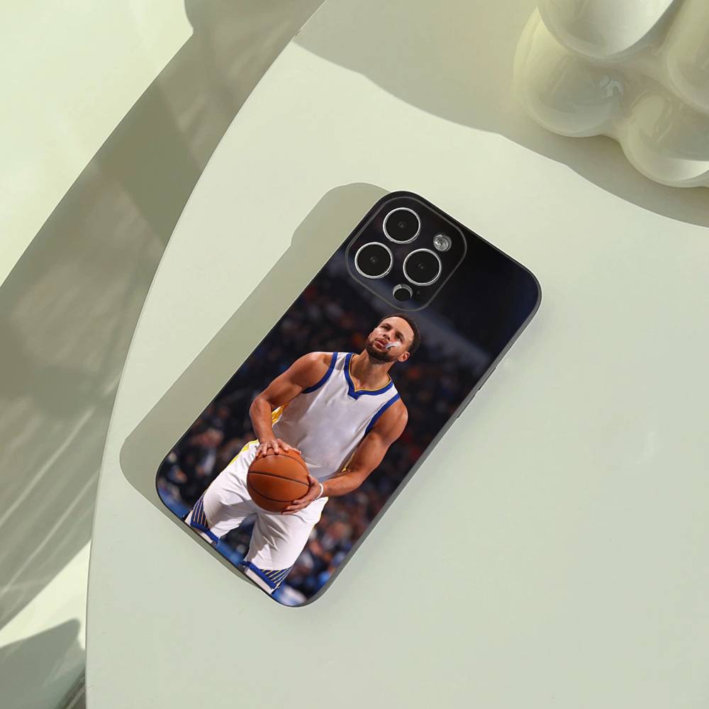 C-30- Curry Phone Case For iPhone 17,16,15,14,13,12,11 Pro Max,16Plus,XS Lightweight and practical Soft Black Cover