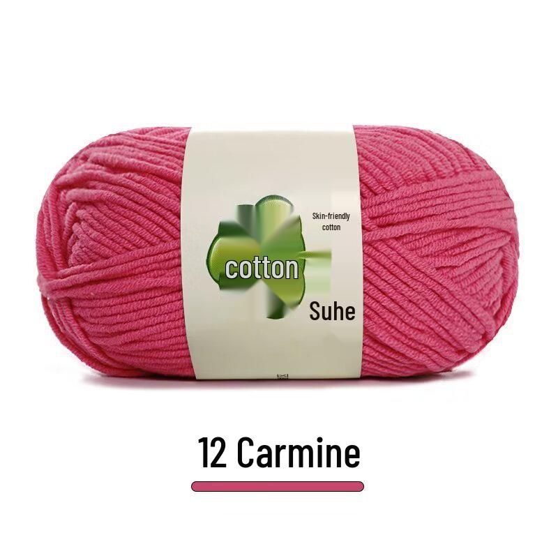Набор пряжи из 5 нитей combed milk cotton для ручного вязания шарфов, средней толщины, материал для вязания пледов своими руками, вязания крючком.
