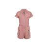 Однотонный ретро повседневный комбинезон женский комбинезон розовый 535232-24