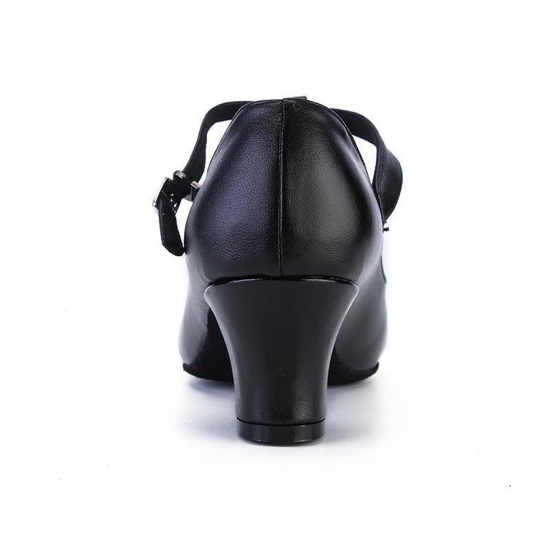 Кожаные туфли для латинских танцев для женских танцевальных вечеринок, домашняя обувь для вальса, современные танцевальные туфли на каблуке 6 см