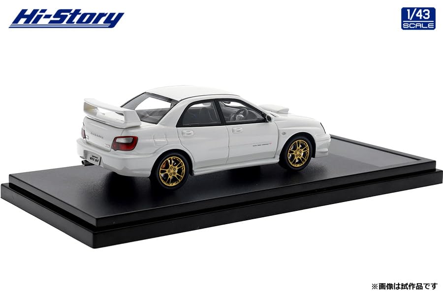 Привет История 143 Subaru IMPREZA WRX STi (2002) Чисто белый готовый продукт
