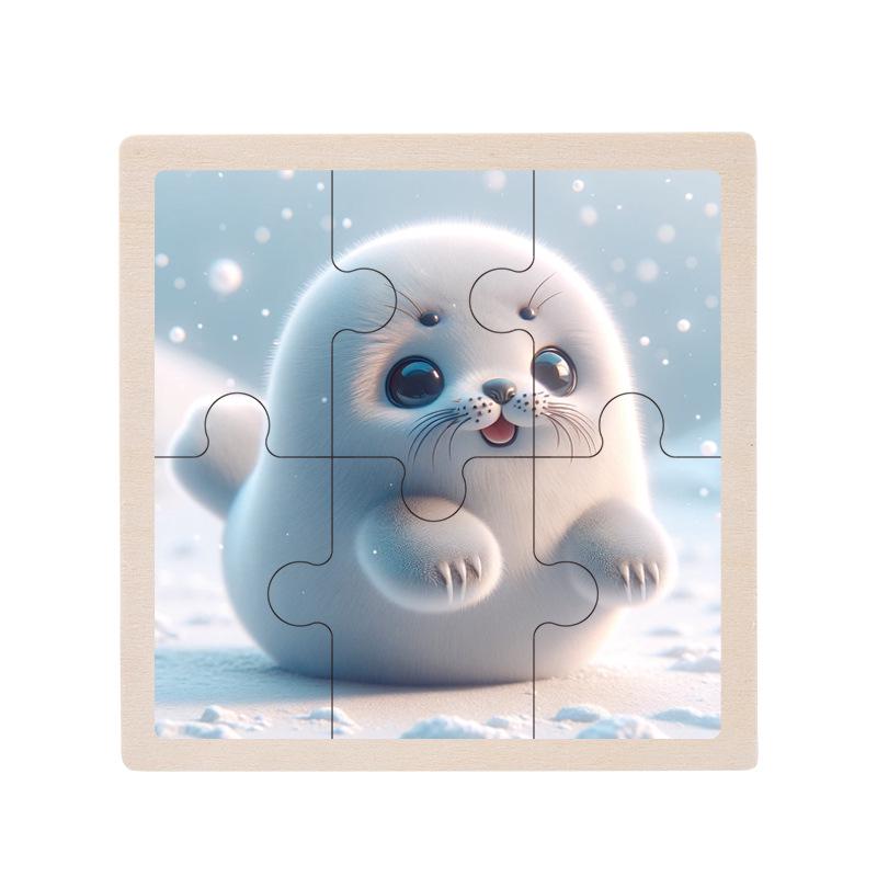 Деревянный развивающий пазл для малышей, 1-5 лет