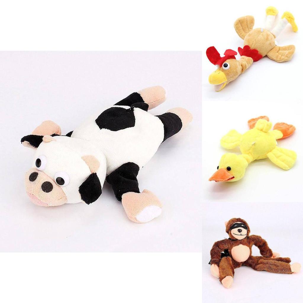 Soft Plush Stuffed Flying Monkey Chicken Frog Duck Pig Cow Animal Series Toy