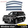 Для Lexus LX450 LX470 570 LX500 Хромированная отделка окон Аксессуары для оконных козырьков Погодозащитные экраны Ветрозащита Аксессуары для шторок
