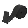 Fiberglass Heat Sleeve 16MM Black Expandable Heat Shield Sleeve For Car Oil Pipe Cable 7.5m (25FT)