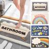 Cute Rainbow Bathroom Mat Super Absorbent Non-Slip Side Cashmere Rug Accessories Doormat Bathtub Carpet Imitation Bath Bath G2R7