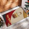 Nottingham Forest FC Printed Crystal Velvet Rug Non‑Slip Crystal Velvet Carpet For Sofa Bedroom Indoor Home Decoration