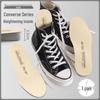 Canvas Shoes Insoles: Height-Boosting, Arch Support, Odor-Resistant, Shock-Absorbing for Men & Women