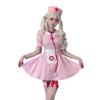 Halloween adult costume female nurse outfit pink Japanese pure desire role-playing sexy doctor nurse dress