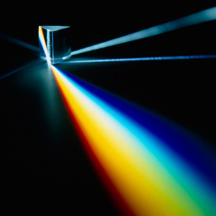 Игрушки по физике, тройная призма, стекло, отражающее цветной спектр света, обучающие развивающие игрушки для детей, школьное обучение