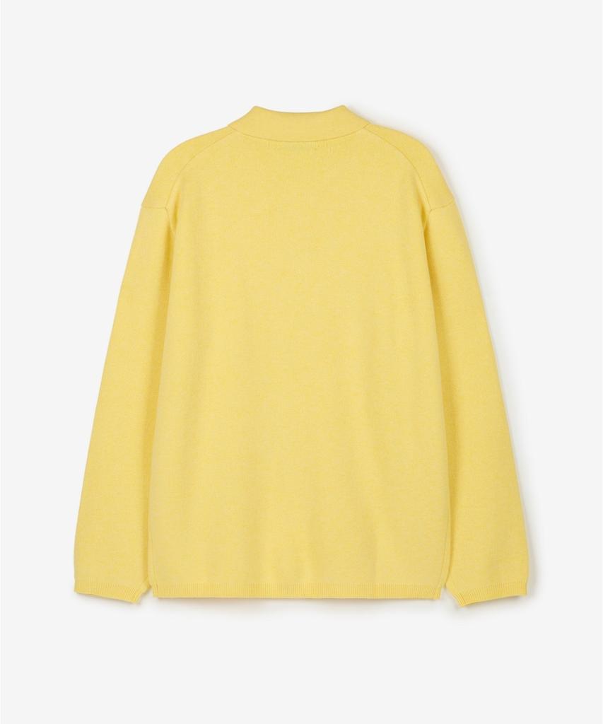 TNGT Cashmere Blended Essential Polo Knit Top (Lemon) Tnsw6F110Y2