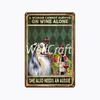 [ WellCraft ] 20*30cm You Are My Sunshine Cat Metal Poster Tin sign Vintage Wall Plaque Decor WX-62-1