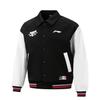Li Ning Professional Basketball Series Letter Print Single-Breasted Loose Jacket Men Jackets AJDV399-2