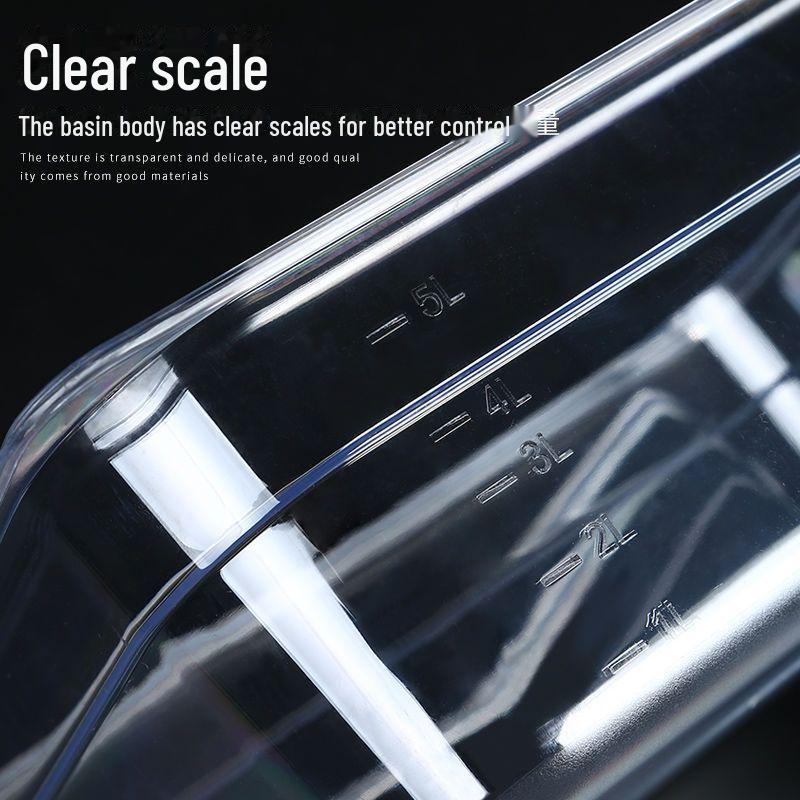 Прозрачная прямоугольная акриловая чаша для горячего и ящик для хранения свежих фруктов