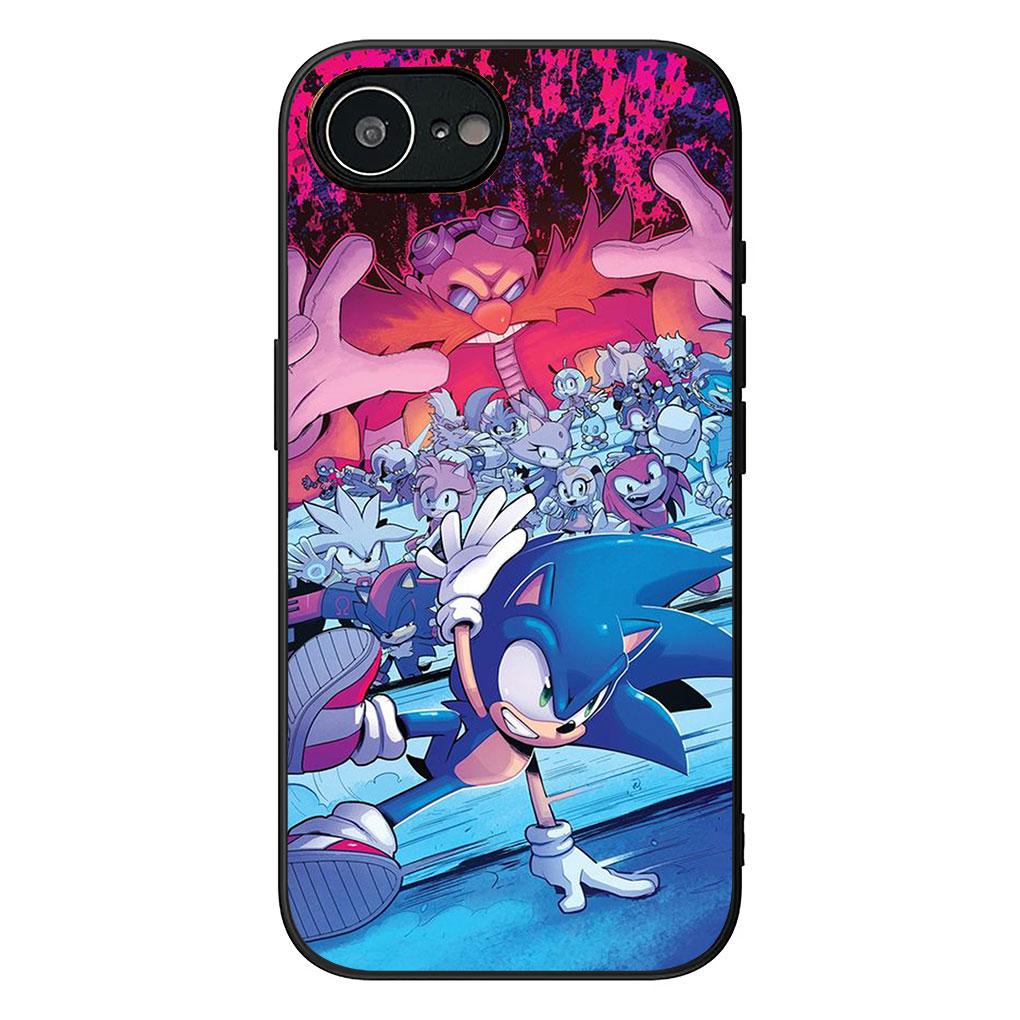 Phone Cover for Samsung Galaxy S25 S24 S23 FE Plus Ultra S7 Edge A16 A15 5G s25+ Casing Flexible Case S-Sonics Hedgehog