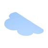 Cloud Shaped Waterproof Placemat NonSlip Silicone Table Mat Kids Table Pad for Home Travel(Sky Blue