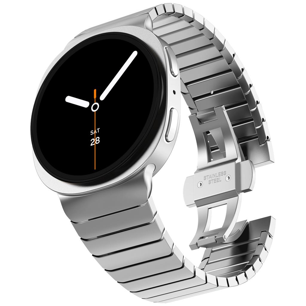 No Gaps Stainless Steel Band for Samsung Galaxy Watch 8 Classic 46mm 44mm 40mm Metal Strap for Galaxy Watch Ultra 2025 Wristband