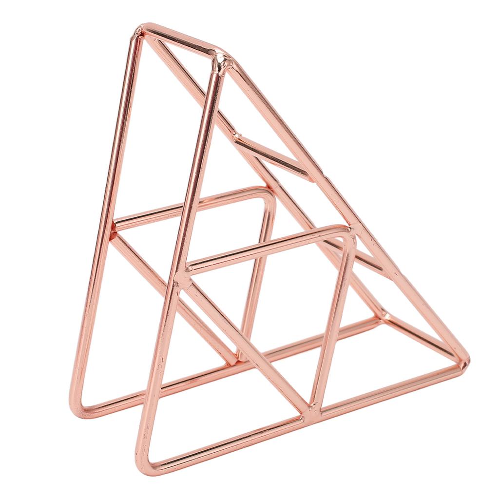 Салфетница модная утолщенная расширенная треугольная отдельно стоящая металлическая кованая вертикальная салфетка