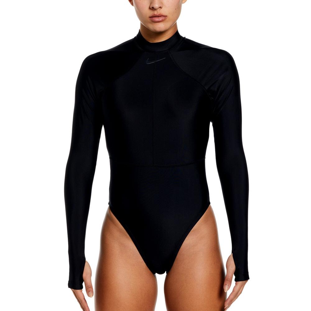 NIKE SWIM Women'S Rash Guard Fit Newbie Long Sleeve One-In-One Hydro Guard Nessd186-001