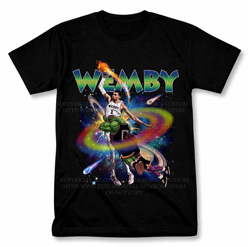 Victor Wembanyama Space Jam Graphic T Shirt Vintage Basketball Fan Tee