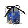 10Pcs Eid Mubarak Candy Box Cookie Snack Gift Packaging Boxes Bag 2024 Ramadan Kareem Muslim Festival Party Decoration Supplies