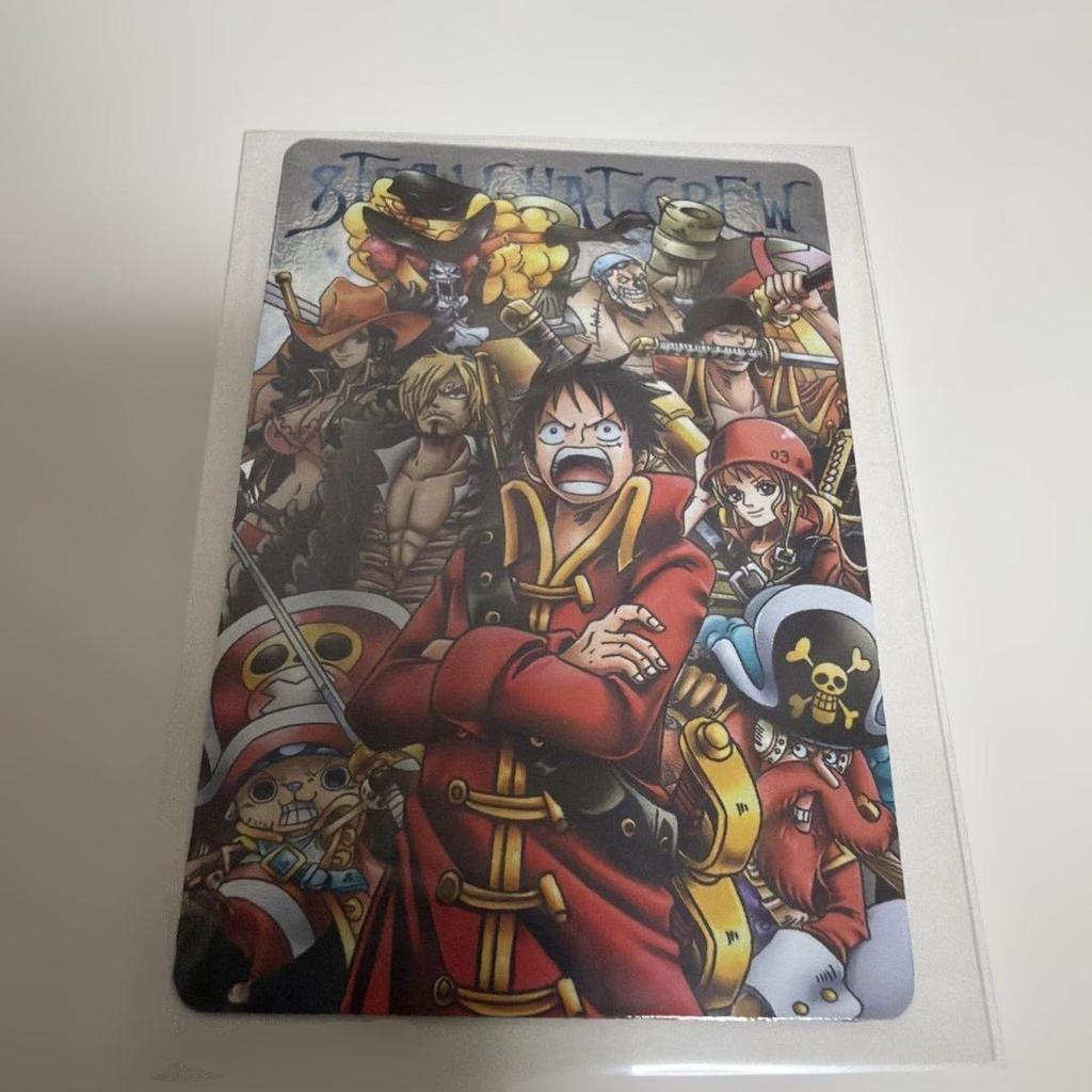 Used ONEPIECE One Piece Card 017. Straw Hat Pirates Rare Card