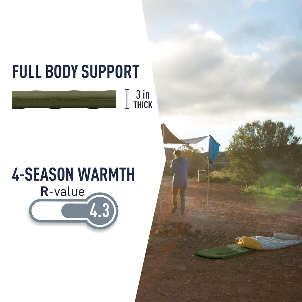 Sea to Summit Camp Plus Mat Moss Japanese SI [Оригинальный продукт] (Лектан большой)