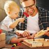Wooden Handle Wooden Simulation Hammer Plastic Children Hammer Toy Mini Hammer  Kid