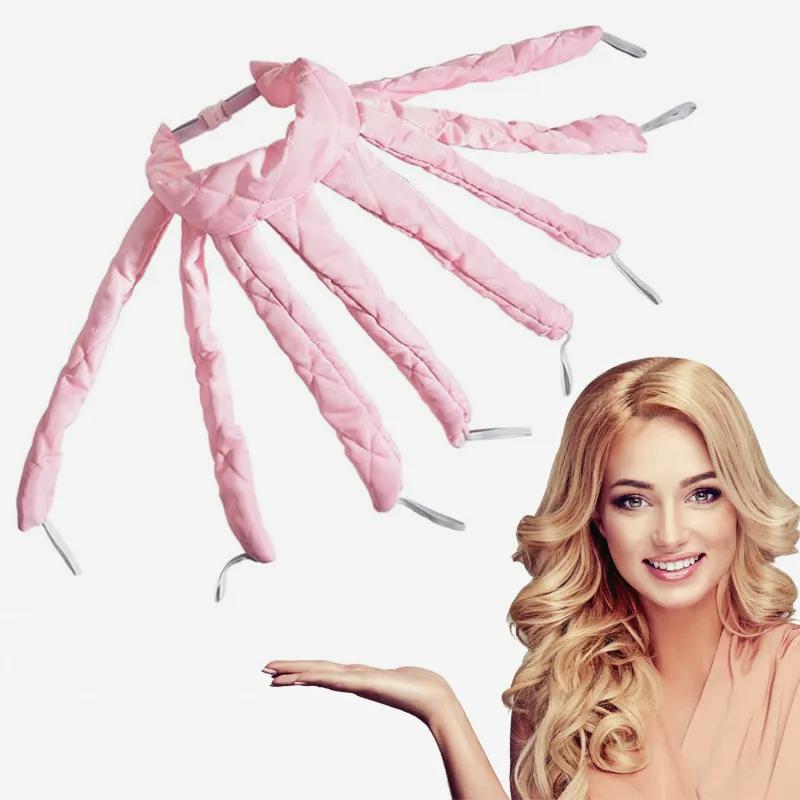 Плойка для волос без нагрева в форме осьминога — самодельная плойка для завивки волос без нагрева на ночь для создания легких локонов Инструменты для салонной укладки волос