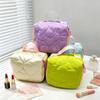 Stylish Heartshaped Cosmetic Organizer With Zipper Closure For Home Or Travel Use