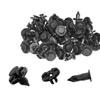 Samcos Automotive Rivets, 8mm Hole Diameter, Set of 100, Push Rivets, Bumper Clips, Covers, Retaining Clips, Nylon, for Nissan/Mitsubishi/Suzuki/