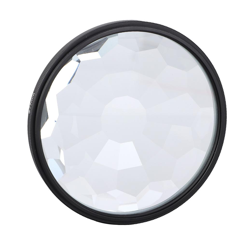 77mm Kaleidoscope Prism Camera Lens Filter Optical Glass Photography Special Effect Filter for Micro SLR Camera
