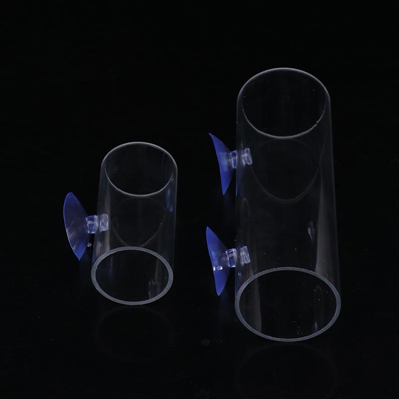 1Pcs Betta Fish Acrylic Tube Tunnel Hollow Design Fish Tank Decorations For Better Observation Fish Improves Betta'S Health