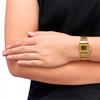 Casio Серия VINTAGE-L цифровой дисплей, ретро модный тренд, цифровой водонепроницаемый, кварцевый механизм, ремешок из нержавеющей стали, японский и LA680WGA-9B