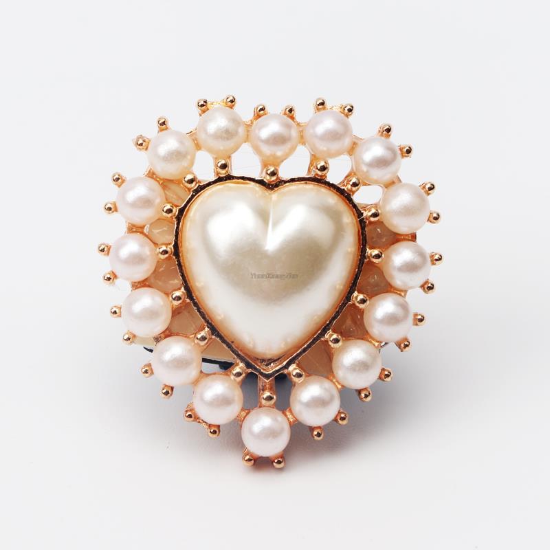 Shoe Charms for Sneakers Shoelaces Clips Buckle Decorations Rhinestones Pearl Gem Casual Flower Fashion Shoes Accessories 1 PCS